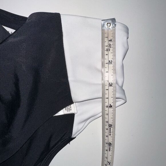 Veronica Beard Black White Ormond Bikini Bottom Swimwear Small Colorblock $158 - Picture 15 of 16